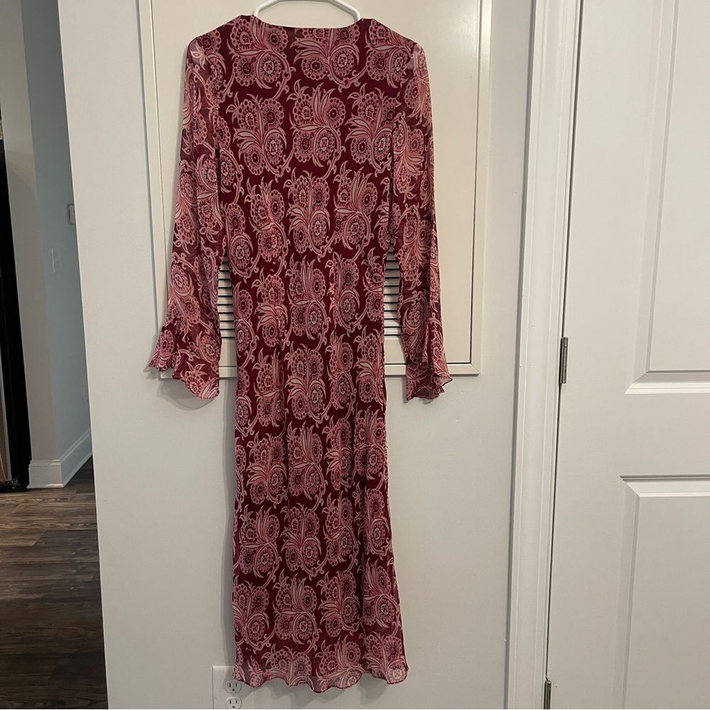 90’s Vintage I.C.E. Paisley Midi Dress - Picture 7 of 9